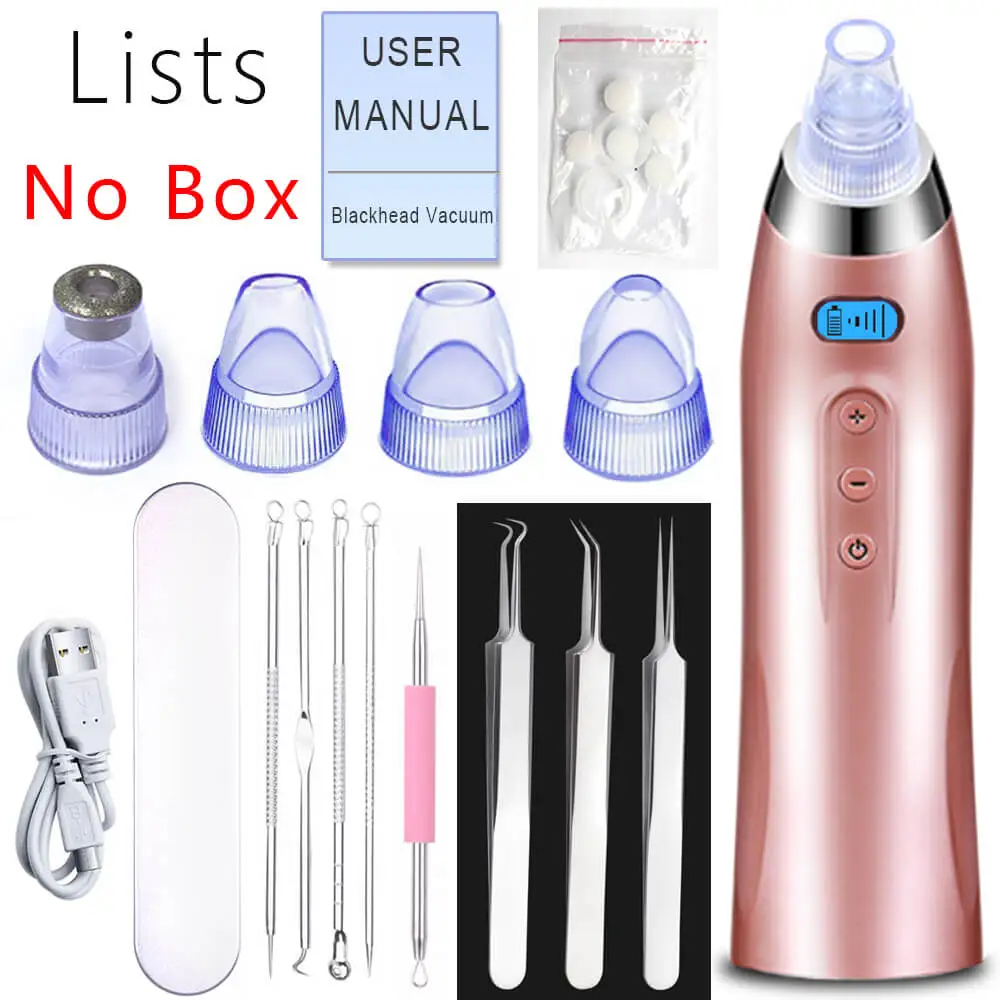 Вакуумное средство для удаления угрей и лица глубокого прыщей в черный горошек