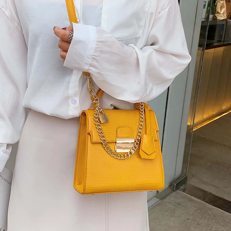 Элегантная женская сумка с узором крокодиловая кожа 2019 новая качественная