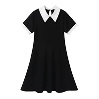 black girls dresses summer short sleeves princess dress for girls clothes kids casual flare dresses children clothing 6 12 years