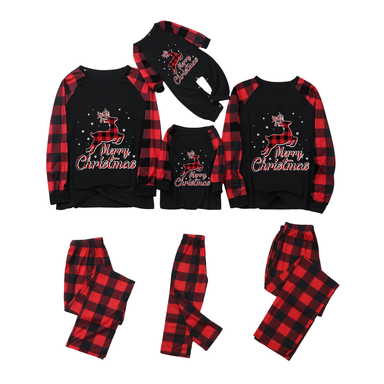 

Family Christmas Pajamas Set Family Matching Clothes 2022 New Years Xmas Family look Clothes Adult Kids Baby Pajamas Sleepwear