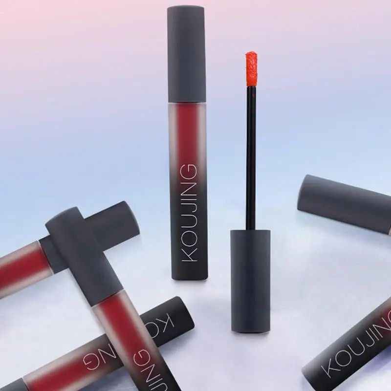 1 шт. Макияж для губ 6 цветов жидкая помада зеркальная поверхность оттеночный