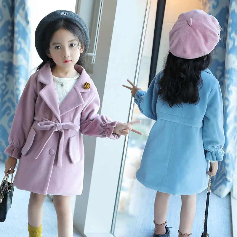 

New Girls Outerwear children's clothing Baby girl fashion printed cotton coat Kids winter warm jacket clothes for 3-13 years old