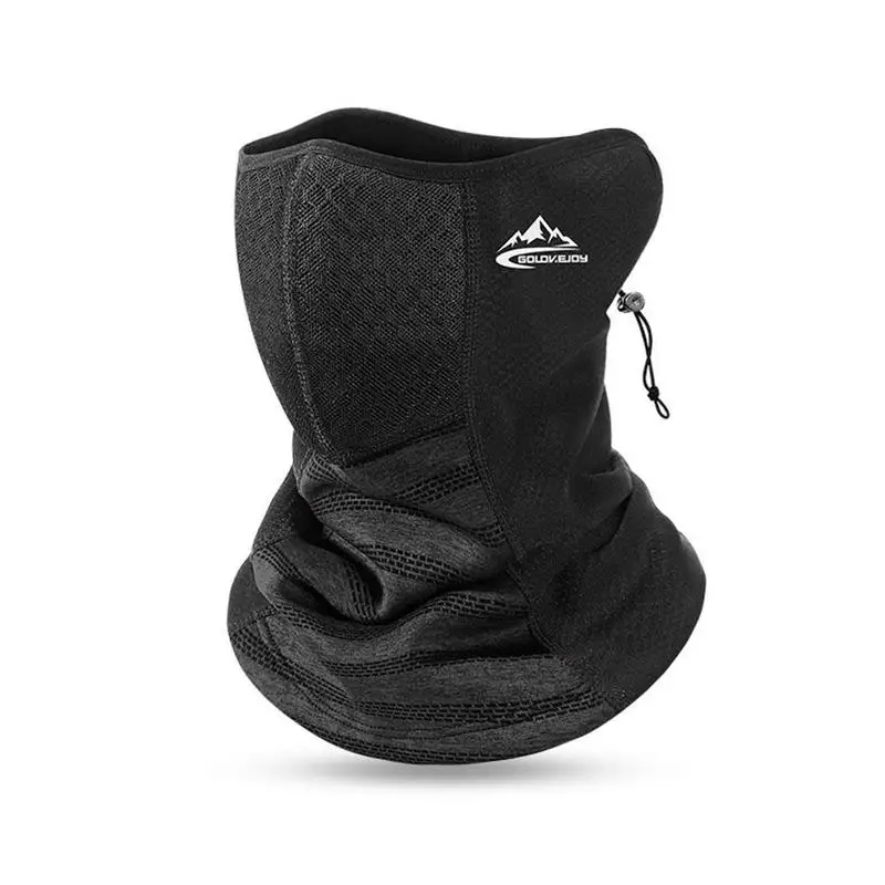 Зимний утеплитель для шеи шарф бандана флисовая трубка полумаска лица