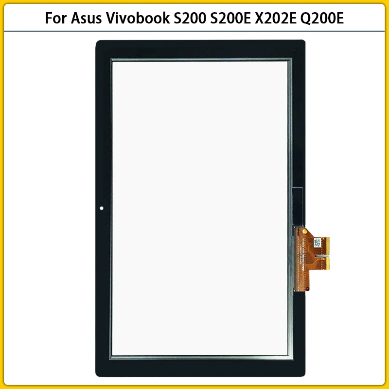 

New S200 Touchscreen For Asus Vivobook S200 S200E X202E Q200E Touch Screen Panel Digitizer Sensor Lcd Front Glass Replac