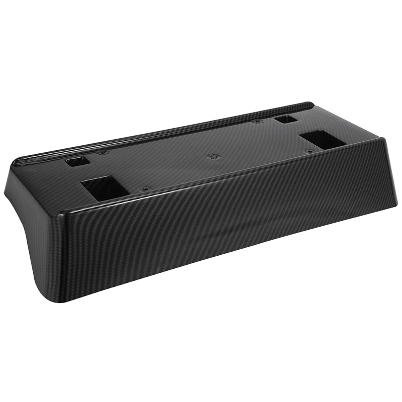 

Car Front License Plate Holder for Dodge Challenger 2015+ Carbon Fiber Front Bumper License Plate Bracket Accessories