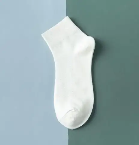 Носки мужские дышащие сетчатые 3 пары, однотонные короткие носки до лодыжки, горячая распродажа
