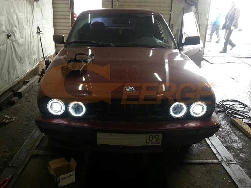 Для BMW E30 E32 E34 ультра яркий двойной цвет переключение Дневной светильник