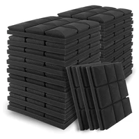 24 pcs mushroom sound insulation padsshock absorbing foam studio wedge tiles for wall decoration and acoustic treatment promoti