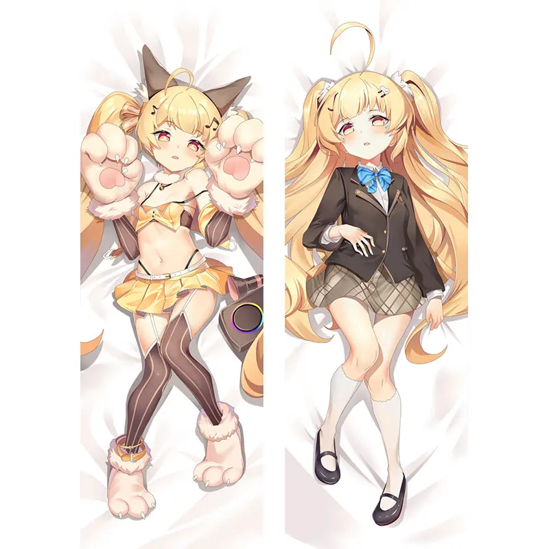 

Sexy Funda de almohada con estampado de Game Azur Lane wuqi, cobertor de almohada para chica, Akagi, Laffey, Atago, Ben