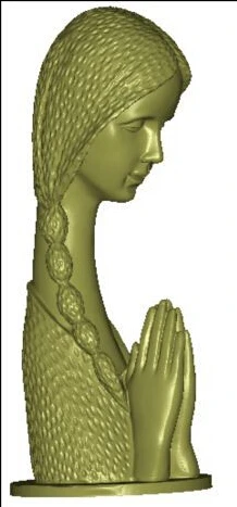 

3d model relief for cnc in STL file format Beautiful girl