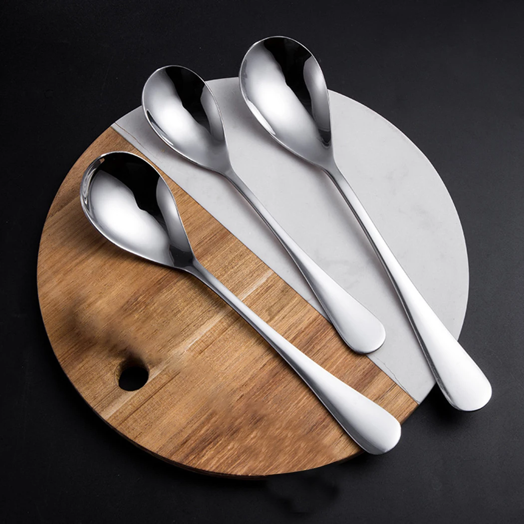 

6Pcs/Set Stainless Steel Dinner Black Gold Dinnerware Set Knife Fork Coffee Spoon Cutlery Set Kitchen Tableware Silverware Sets