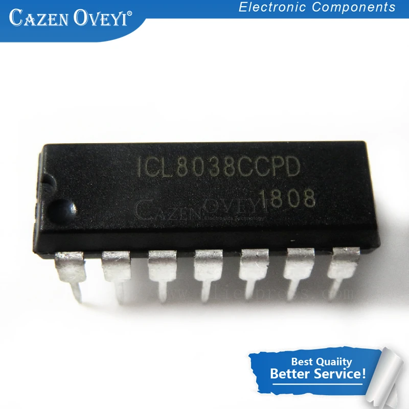

10pcs/lot ICL8038CCPD ICL8038 DIP-14 In Stock