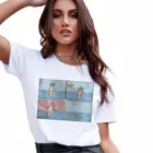 Новая женская футболка с принтом Моя депрессия, розовые женские футболки, персональная футболка в стиле Харадзюку, повседневный свободный женский топ, одежда