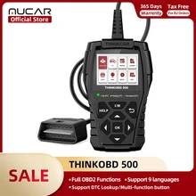 THINKOBD 500 Car Full OBD2 /EOBD Code Reader Scanner Automotive Professional OBDII Diagnostic Tools PK ELM327