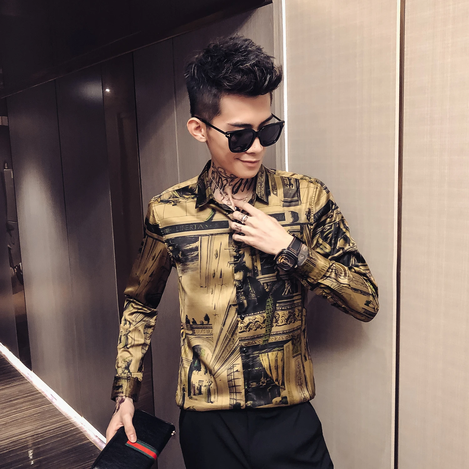 Новая мода горячая Распродажа бренд 2019 Осенняя мужская повседневная