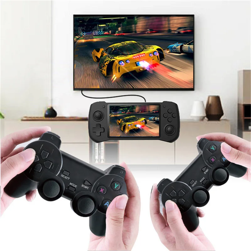 GP430 Ретро игровые консоли 4 3 дюймовый IPS экран Raspberry Pi см3 видео Портативный