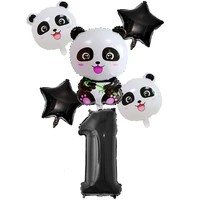 kid faovr panda birthday balloon party decor supplies animal inflatable panda baby shower party kidsroom decoration boy gift