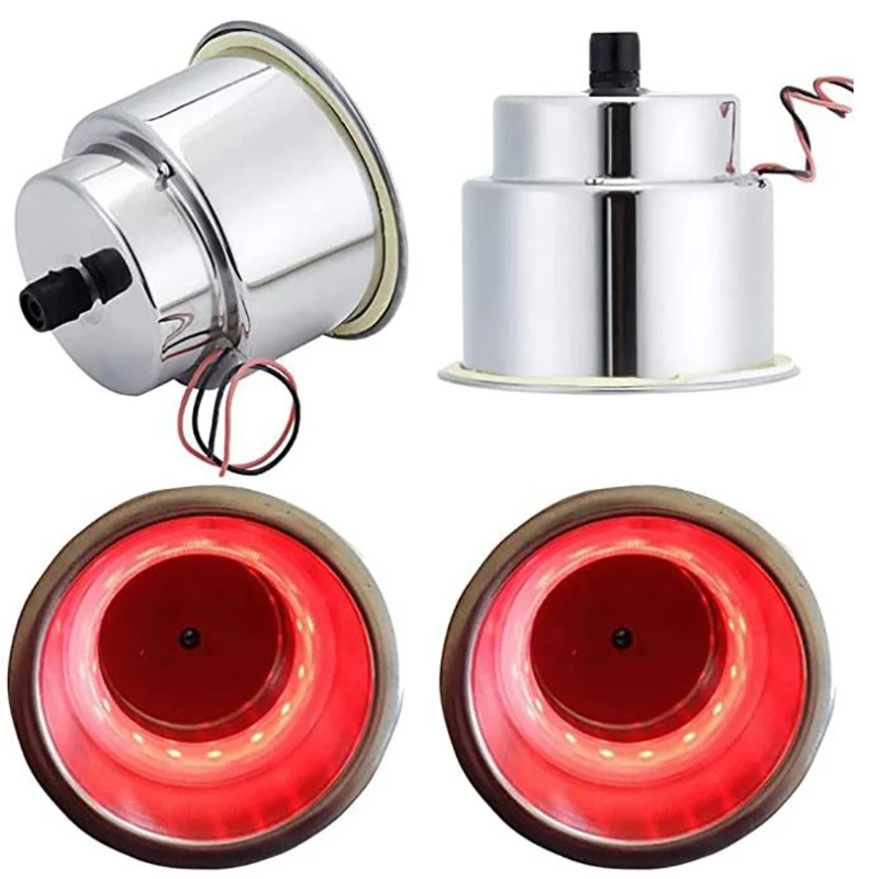

4Pack Recessed Stainless Steel Cup Drink Bottle Holder with Drain Marine for Boat Rv Camper Car Truck