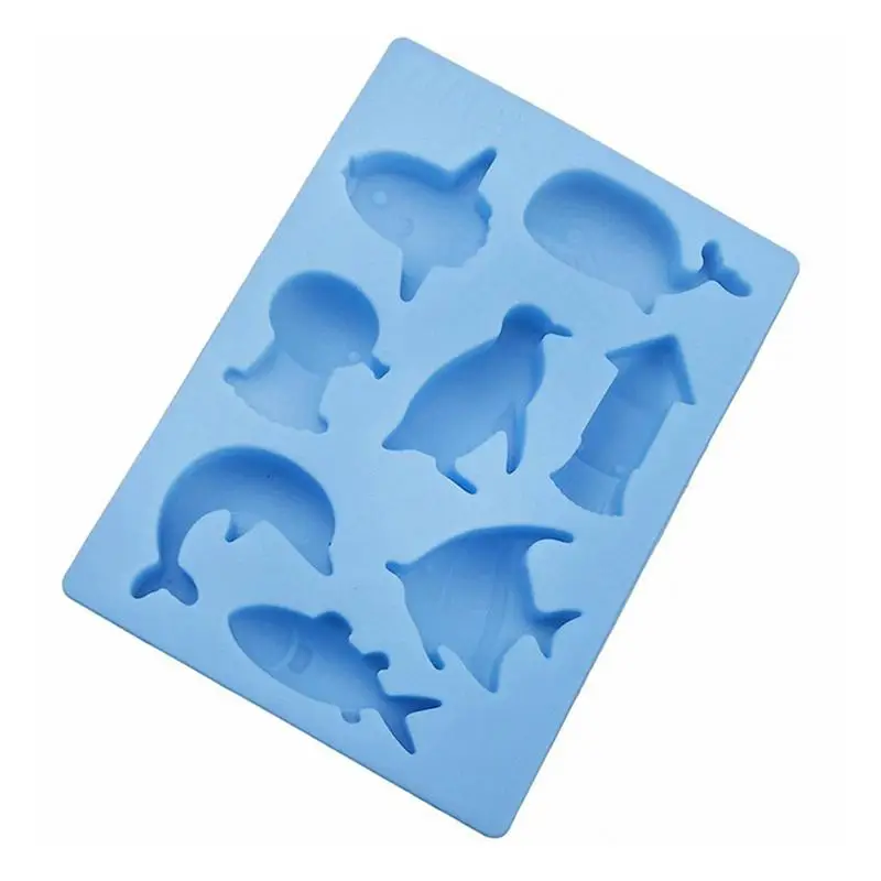 Форма для кубиков льда 1 шт. 8 полости форма ледяного кубика с мультяшными