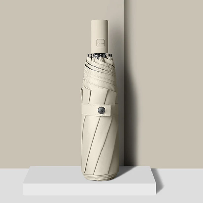 

New Simple Automatic Sun Umbrella Windproof 8K Colorful Rain Umbrella Women Fashion Summer Auto Golf Umbrellas Parasol UPF50+