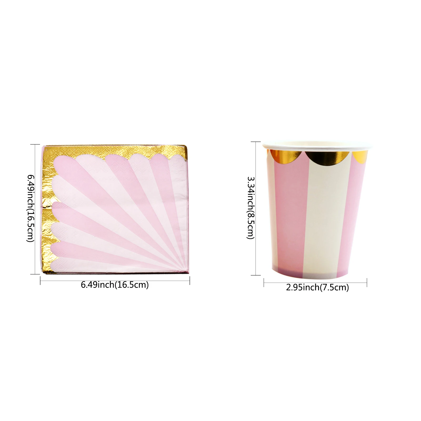 Детский душ на день рождения розовый/синий золотой фольга бумажные тарелки