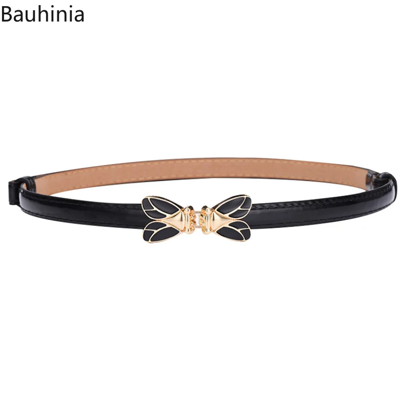 

2021 Ladies All-match Thin Belt 1.4cm Simplicity Thin Belt Korean Fashion Designer Pink Honey Decorative Cummerbunds