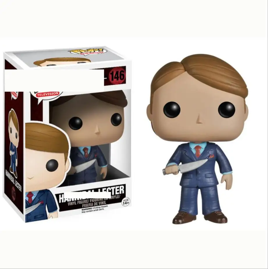 Funko POP Оригинал #146 Ганнибал Лектер коллекция кукол игрушки фигурка мальчика