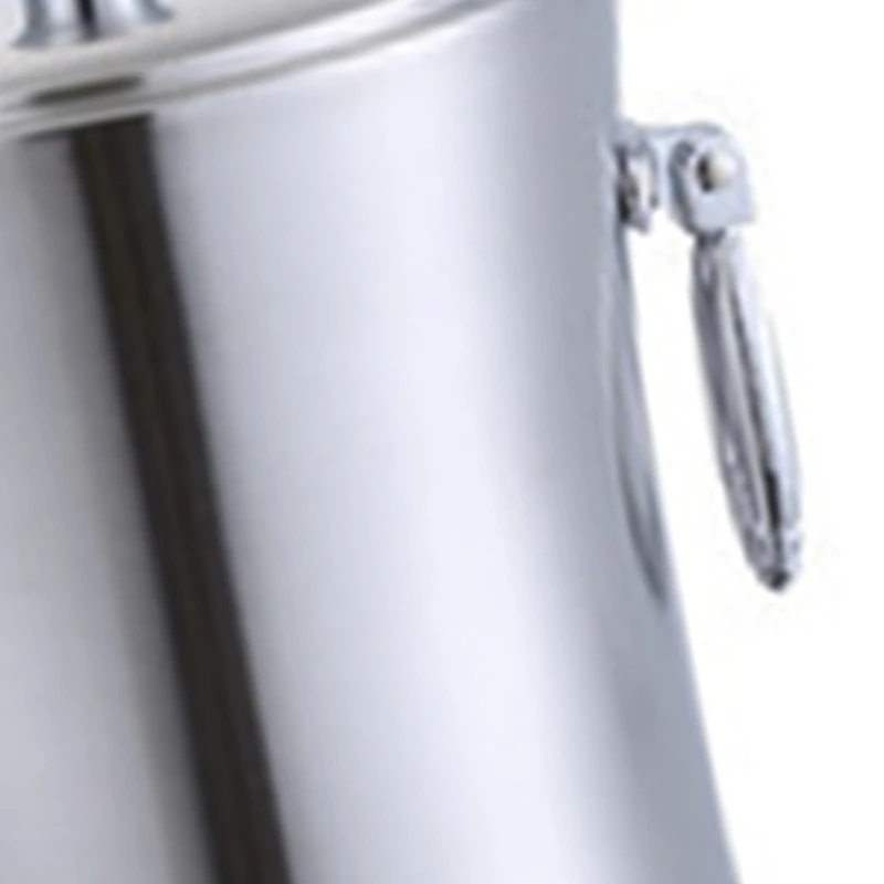 

Stainless Steel Ice Bucket Double Insulation Ice Grain Bucket Wine Barrel Hotel KTV Bar Champagne Barrel Binaural 3L