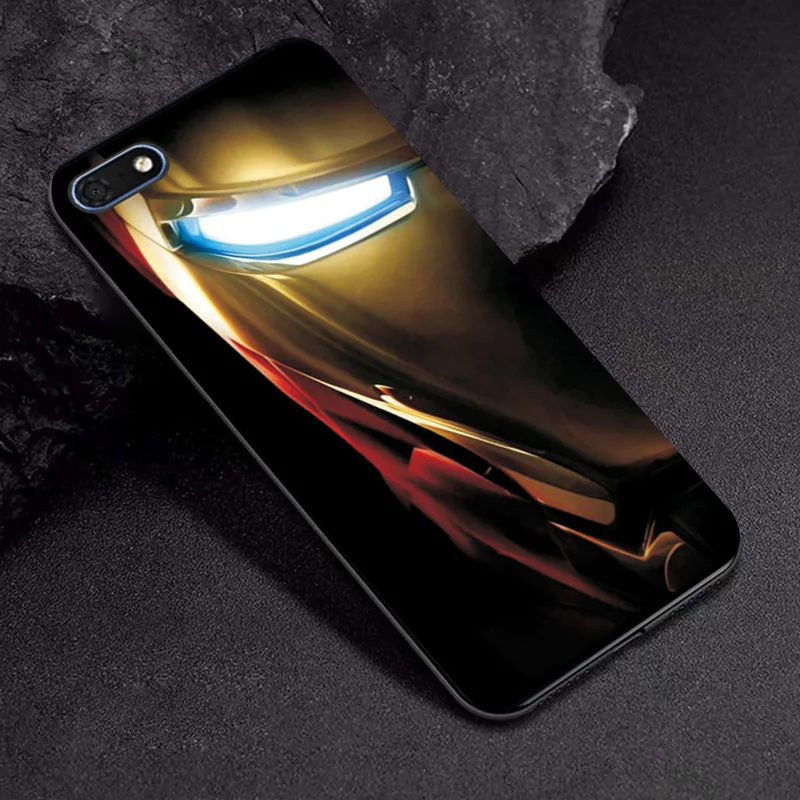 TPUBLK631 Чехол Marvel Hero для huawei Y5 Prime, мягкий черный ТПУ чехол для huawei Y5 Prime Y5 Y5 Lite Y6 Y7 Prime чехол - Цвет: TPUBLK631