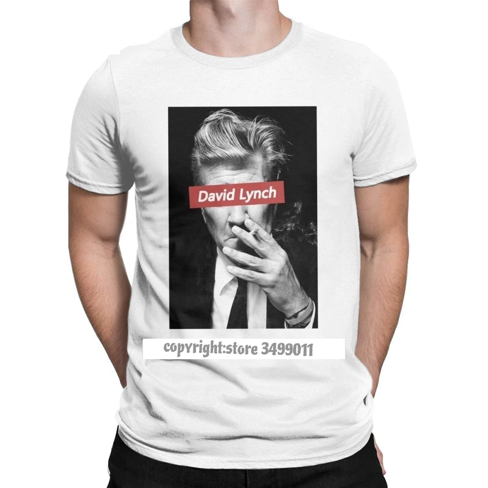 

David Lynch Men's T Shirts Twin Peaks Funny Camisas Tee Shirt Round Neck Tops T Shirt Printing Tops Christmas Day Clothing