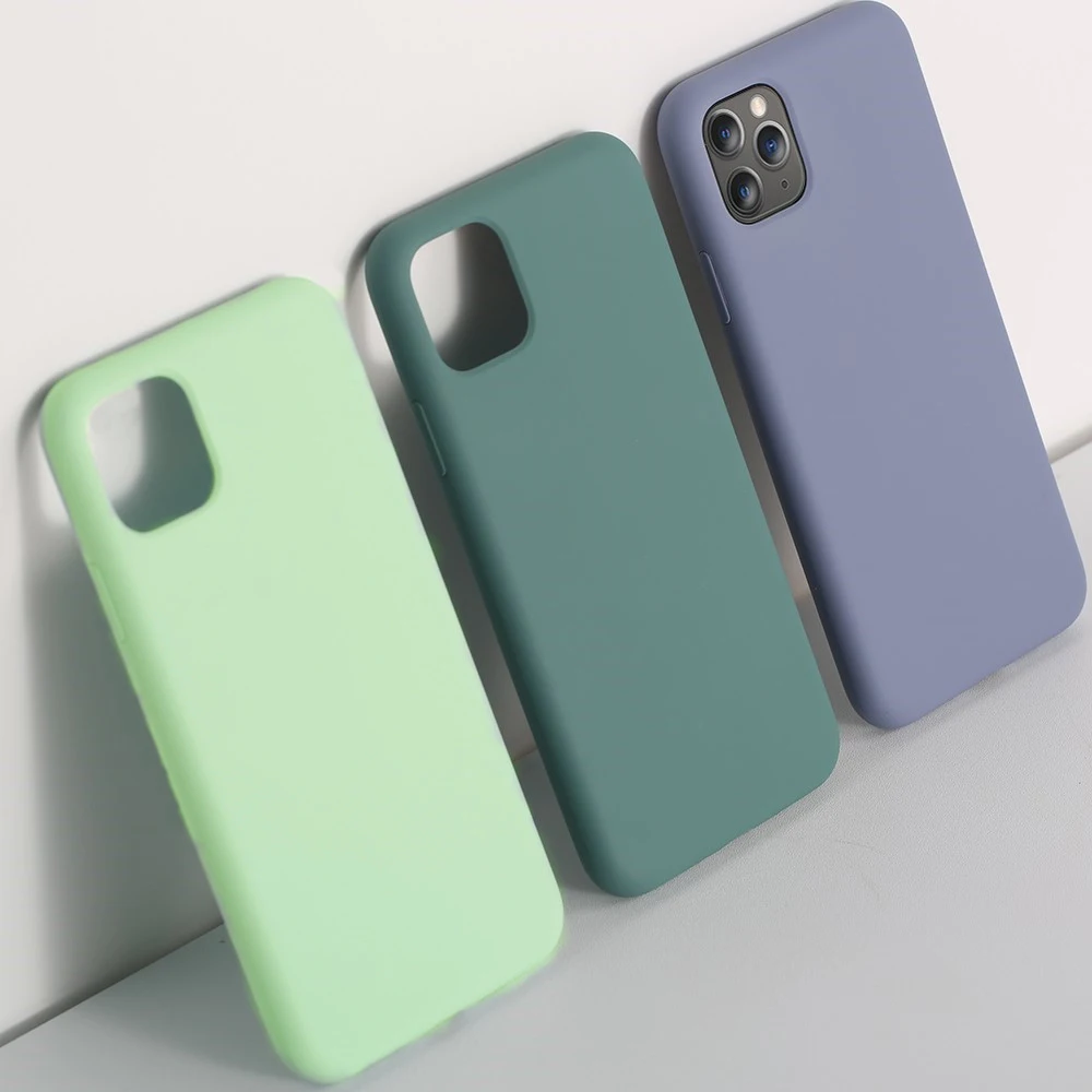Original Liquid Silicone Case For Samsung galaxy A50 S10E A70 A60 S9 S8 Note 10 S10 Plus 9 A40 A30 A20 A10 M20 M30 Phone |