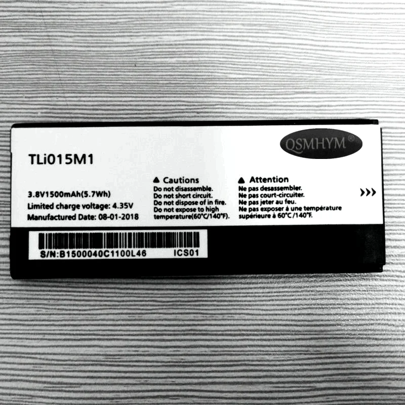 Оригинальный литий-ионный аккумулятор TLi015M1 1500 мАч для Alcatel One Touch Pixi 4 4034A новинка с