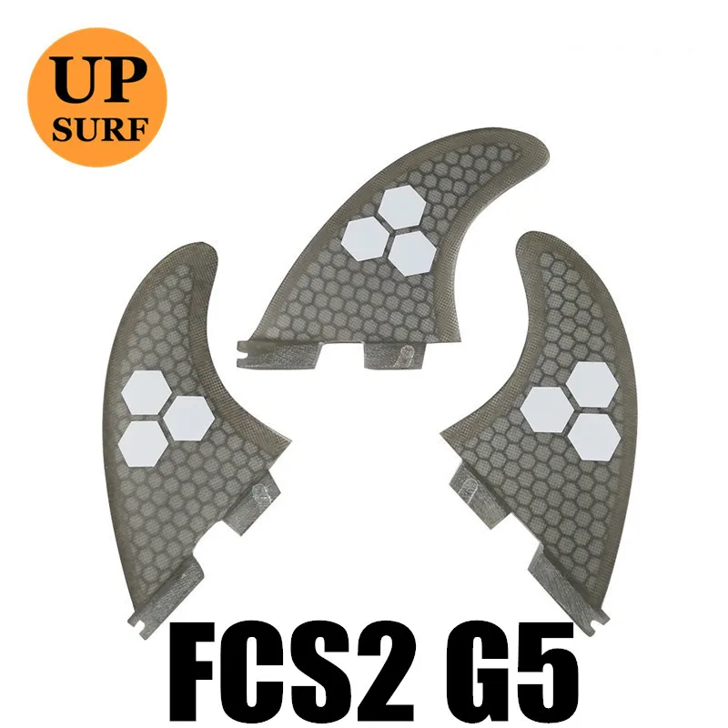 08 G5 Плавники для серфинга FCS2 плавники G5/G7/G3 светильник синий FCS II три плавника набор стекловолокна дизайн синий, красный, желтый, черный, белый, зеленый цвет - Цвет: 08 G5