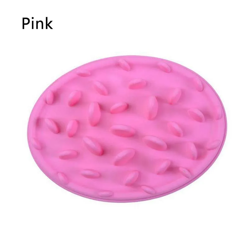 pink Качественный питомец собака кошка головоломка миска для еды анти дроссель медленный Фидер для кормления миска для еды интерактивный питатель пищеварение медленный собачий Кот миски - Цвет: pink
