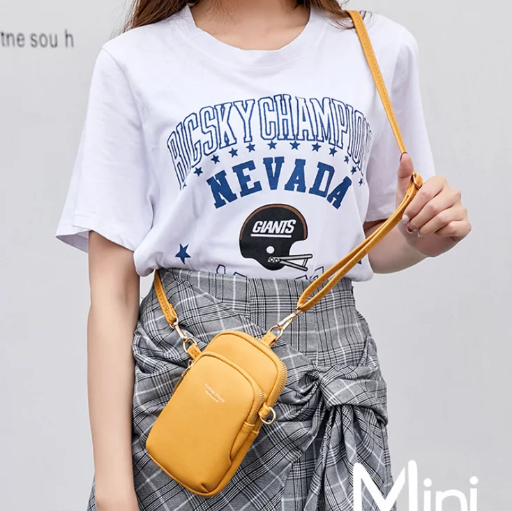 Мини женские сумки через плечо Женский кошелек для телефона женская сумка