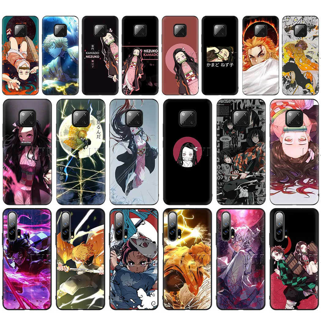Мягкий чехол Demon Slayer Kimetsu no Yaiba для Huawei Mate 10 20 Pro Lite Nova 2i Y6 Y5 Y7 Y9 prime 2018 2019|Бамперы| |