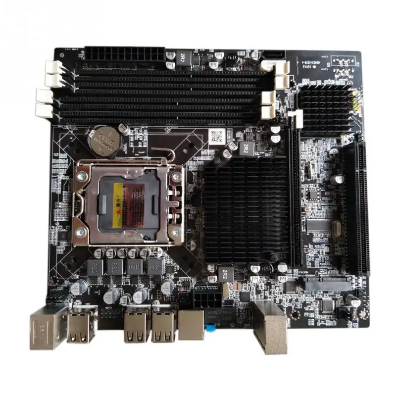 Intel X58 ICH10 разъем LGA 1366 материнская плата mикро ATX 32 GB 4 DDR3 1066 1333 1600 ECC REG сервер для Ксеон Core i3 i5 i7 LGA1366