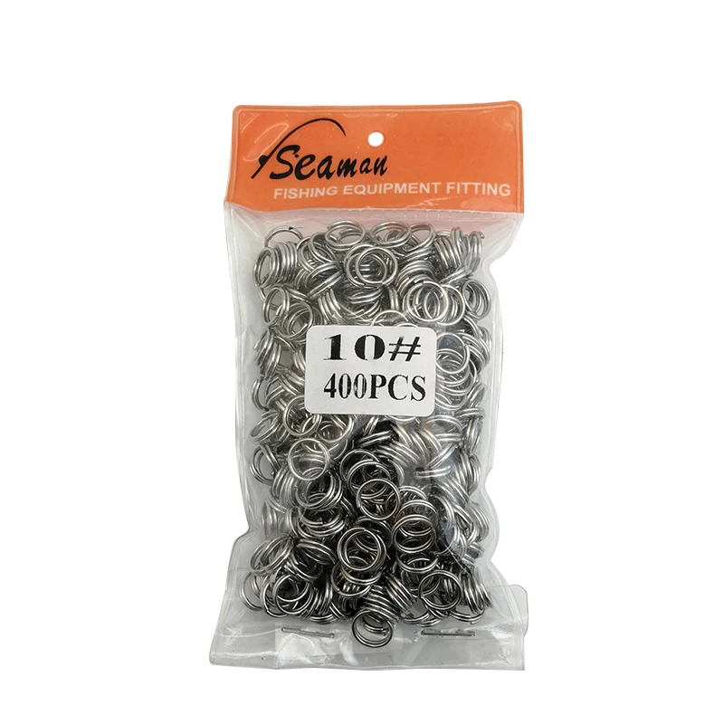 500 шт сверхпрочные рыболовные разъемные кольца из нержавеющей стали приманка