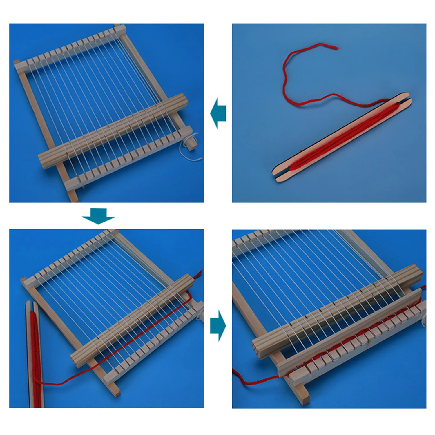 Деревянный Ткацкий станок рама Набор DIY плетение машина ремесла поставки