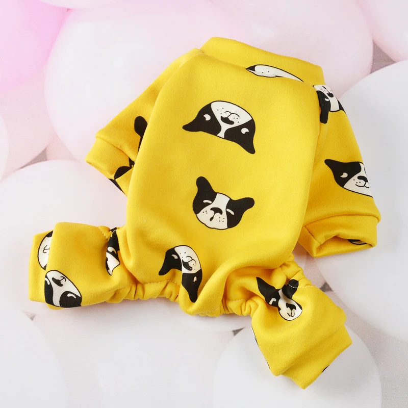 Удобная Милая Пижама с авокадо и собакой комбинезон для отдыха собак теплый