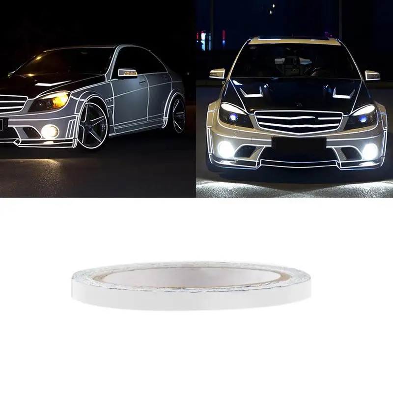 

Reflective Strip Automobile Reflective Warning Sticker Stickers Waterproof Car-styling Decoration L Strip Motorcycle E7P7