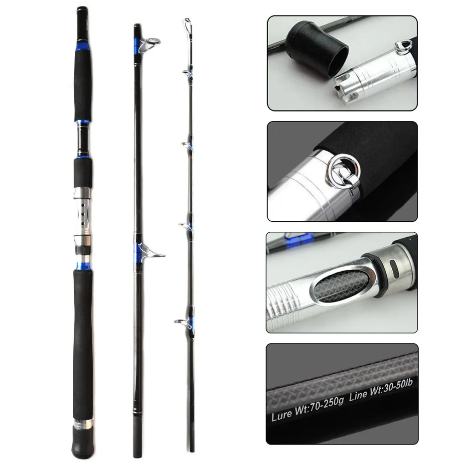 Рыболовное спиннинговое удилище TOMA из углеродного волокна Быстродействующее