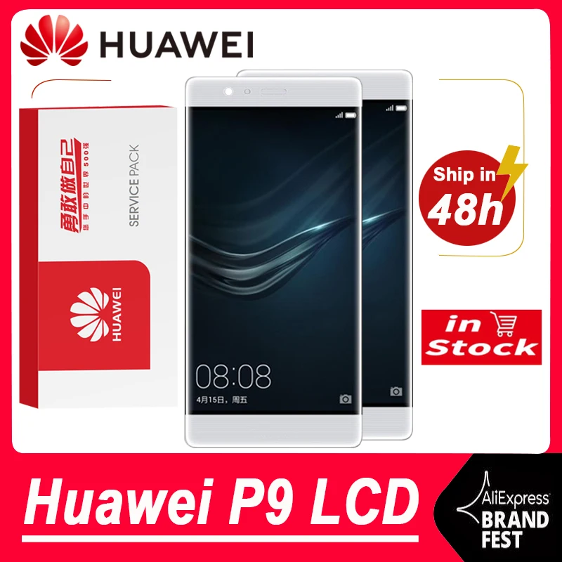 AAA Качество 5 2 ''ЖК дисплей экран Замена для Huawei P9 ЖК-дисплей с сенсорным