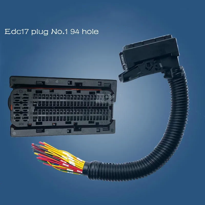 64/90Pin Ecu Edc17 компьютерная плата No1 No2 разъем с проводом для Bosch | Автомобили и