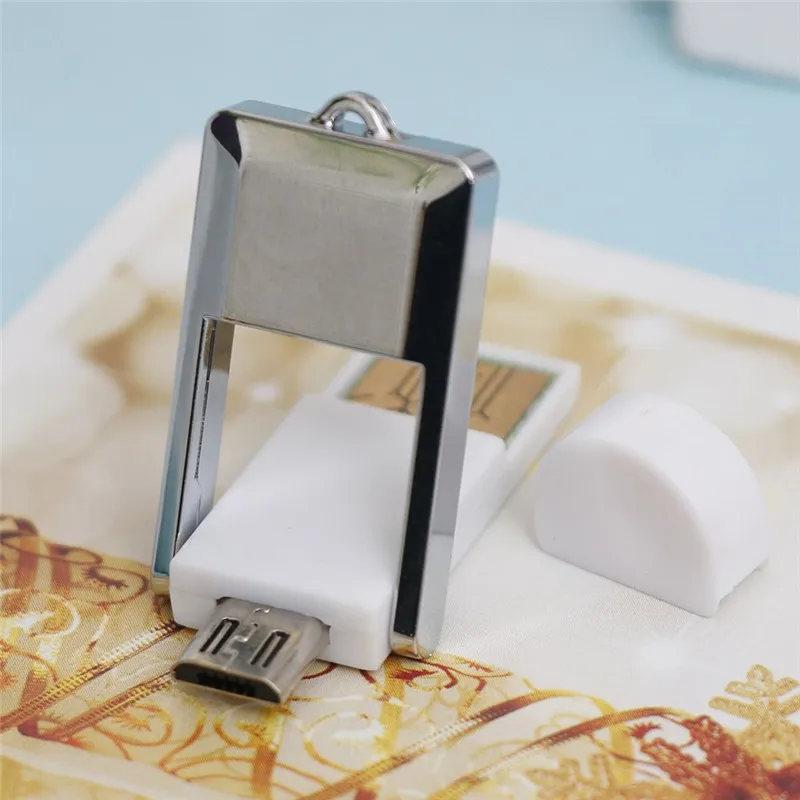 Мини 2 в 1 Micro USB 2,0 OTG адаптер+ TF кардридер адаптер записывающего устройства для ПК телефона TF T-Flash OTG хост USB карта Reade