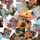 46 шт.упак. цветок цветочный стикер для канцелярских товаров планировщик для скрапбукинга дневник деко школа милые офисные принадлежности наклейки
