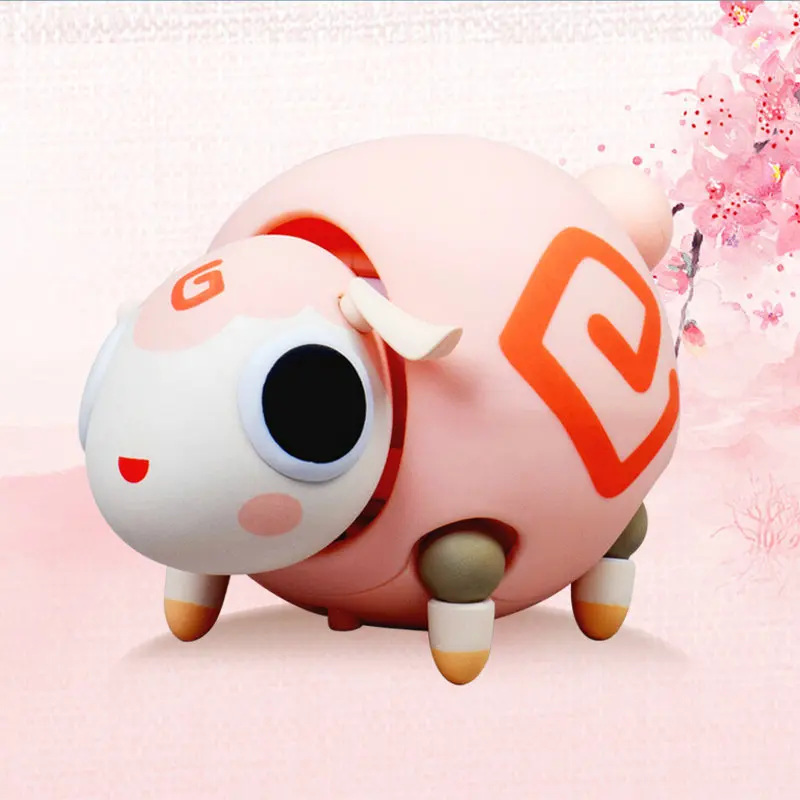 Электронный овечья фигурка игрушки Лаки овец прогулки глухая коробка Детский