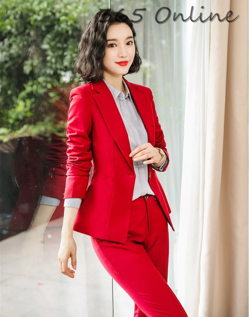 

Женский деловой костюм, пиджак и брюки, Осень-зима