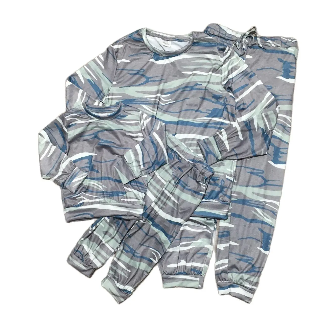 

Girlymax Fall Winter Baby Girls Children Clothes Mommy & Kids Leopard Stripe Camo Boutique Loungewear Pants Sets Kids Clothing