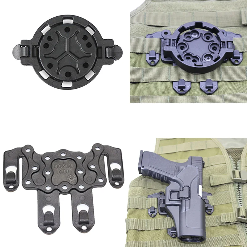 Подключите Molle CQC ударный пистолет кобура Платформа адаптер для крепления на